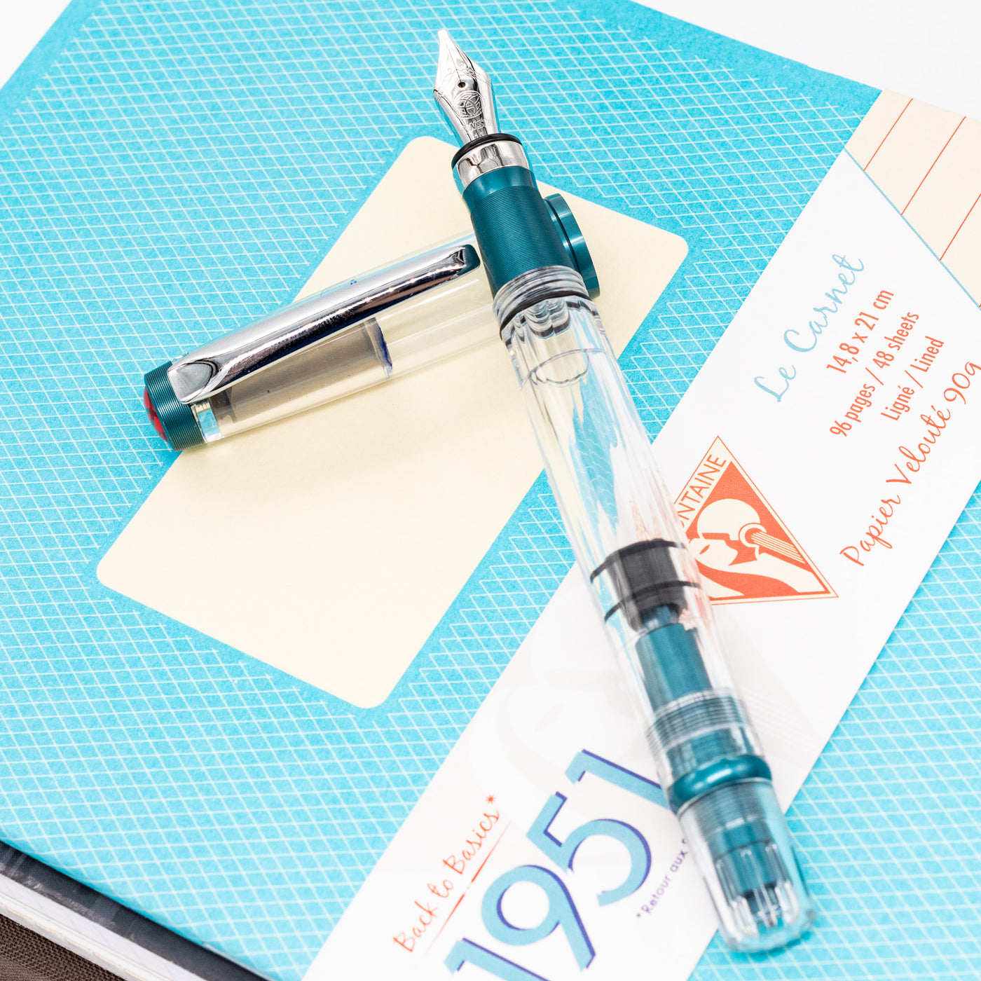 TWSBI 580ALR Prussian Blue Fountain Pen - Preowned