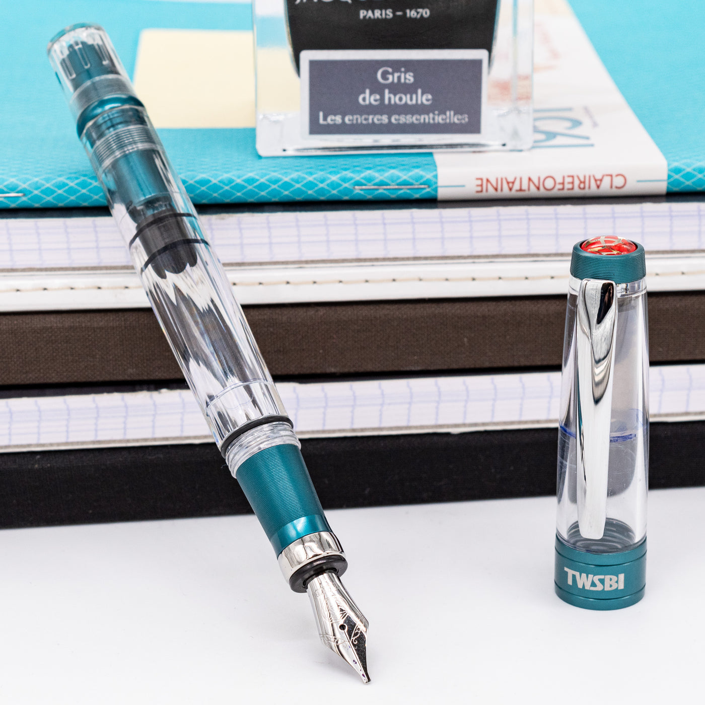 TWSBI 580ALR Prussian Blue Fountain Pen - Preowned