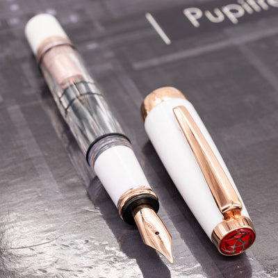 TWSBI Mini White & Rose Gold Fountain Pen - Preowned