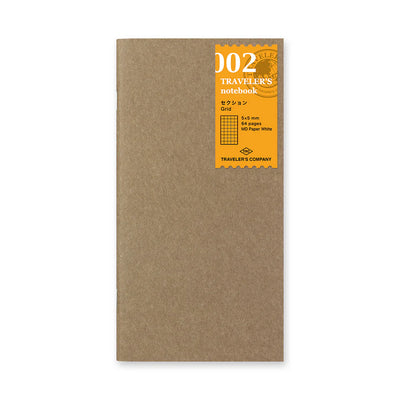 Traveler's Company Notebook Refill 002 Grid Regular Size