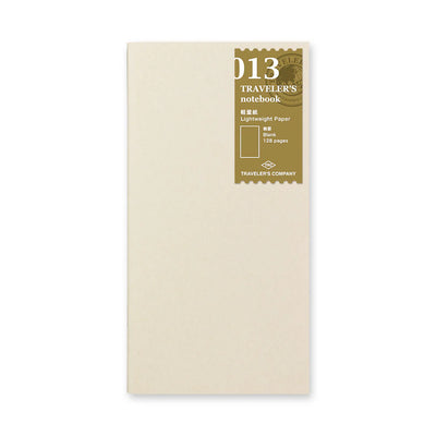 Traveler's Company Notebook Refill 013 Lightweight Paper Regular Size