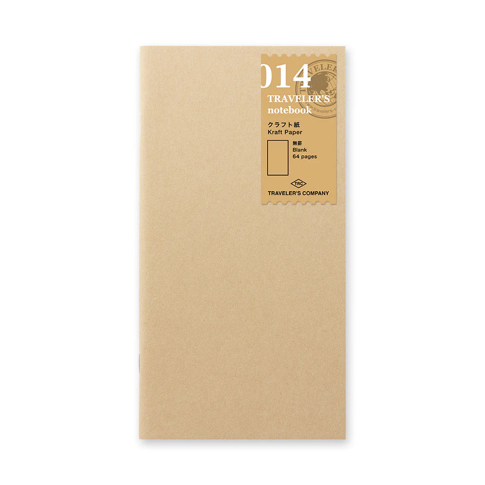 Traveler's Company Notebook Refill 014 Kraft Paper Regular Size