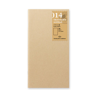 Traveler's Company Notebook Refill 014 Kraft Paper Regular Size