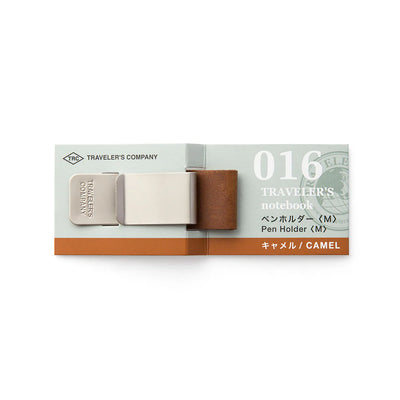 Traveler's Company Notebook Refill 016 Pen Holder Medium Camel