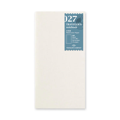 Traveler's Company Notebook Refill 027 Watercolor Paper Regular Size