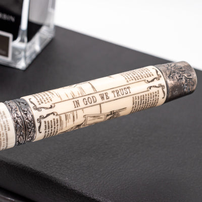 Visconti Declaration of Independence Fountain Pen Scrimshaw