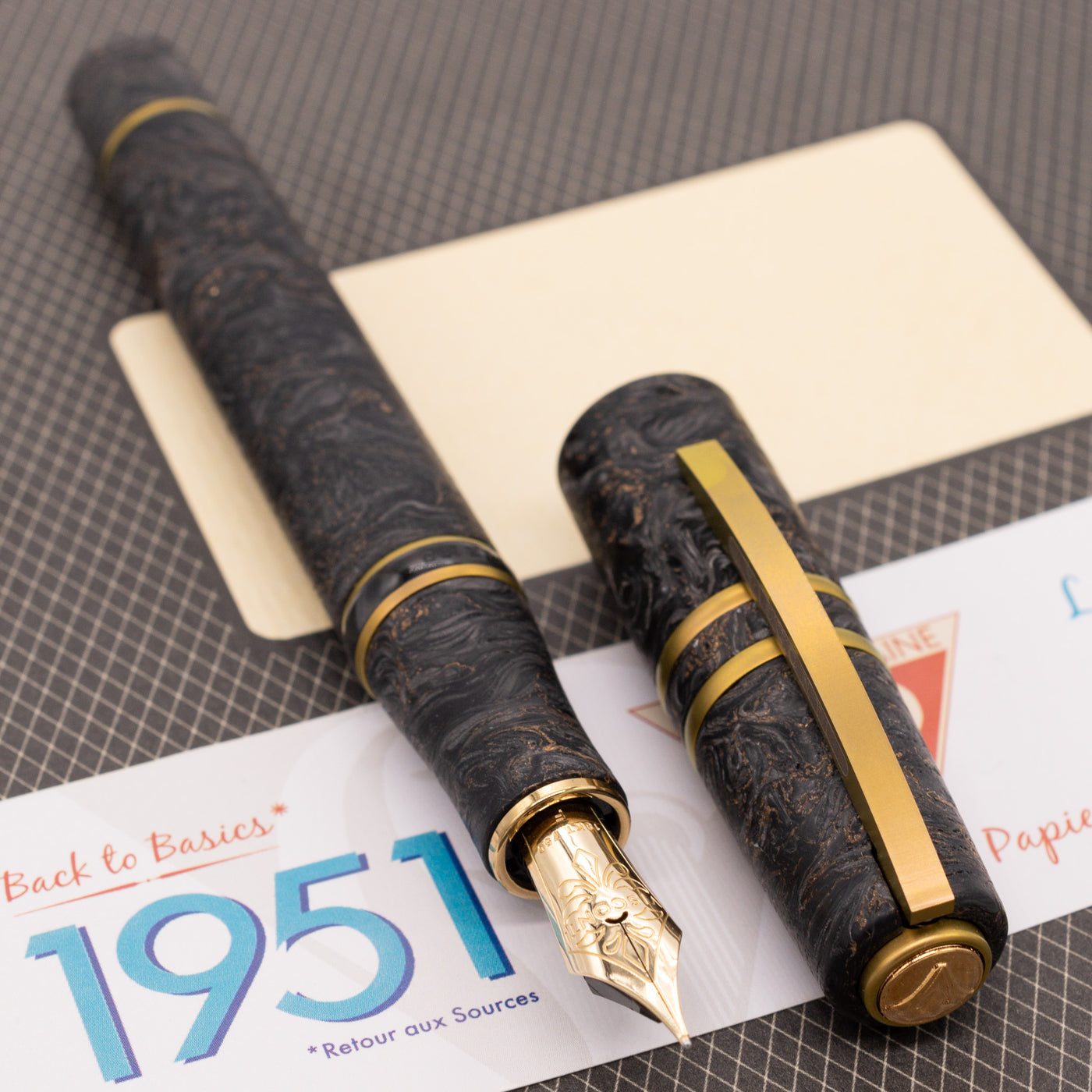 Visconti Homo Sapiens Carbon Moire Fountain Pen limited edition