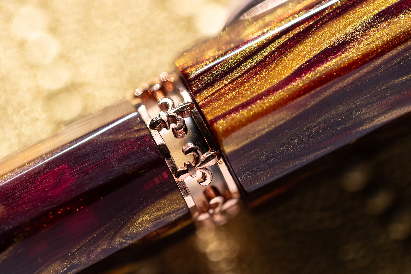 Visconti Medici Palazzo Pitti Fountain Pen Center Band