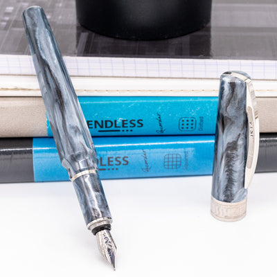 Visconti Mirage Horn Grey Fountain Pen