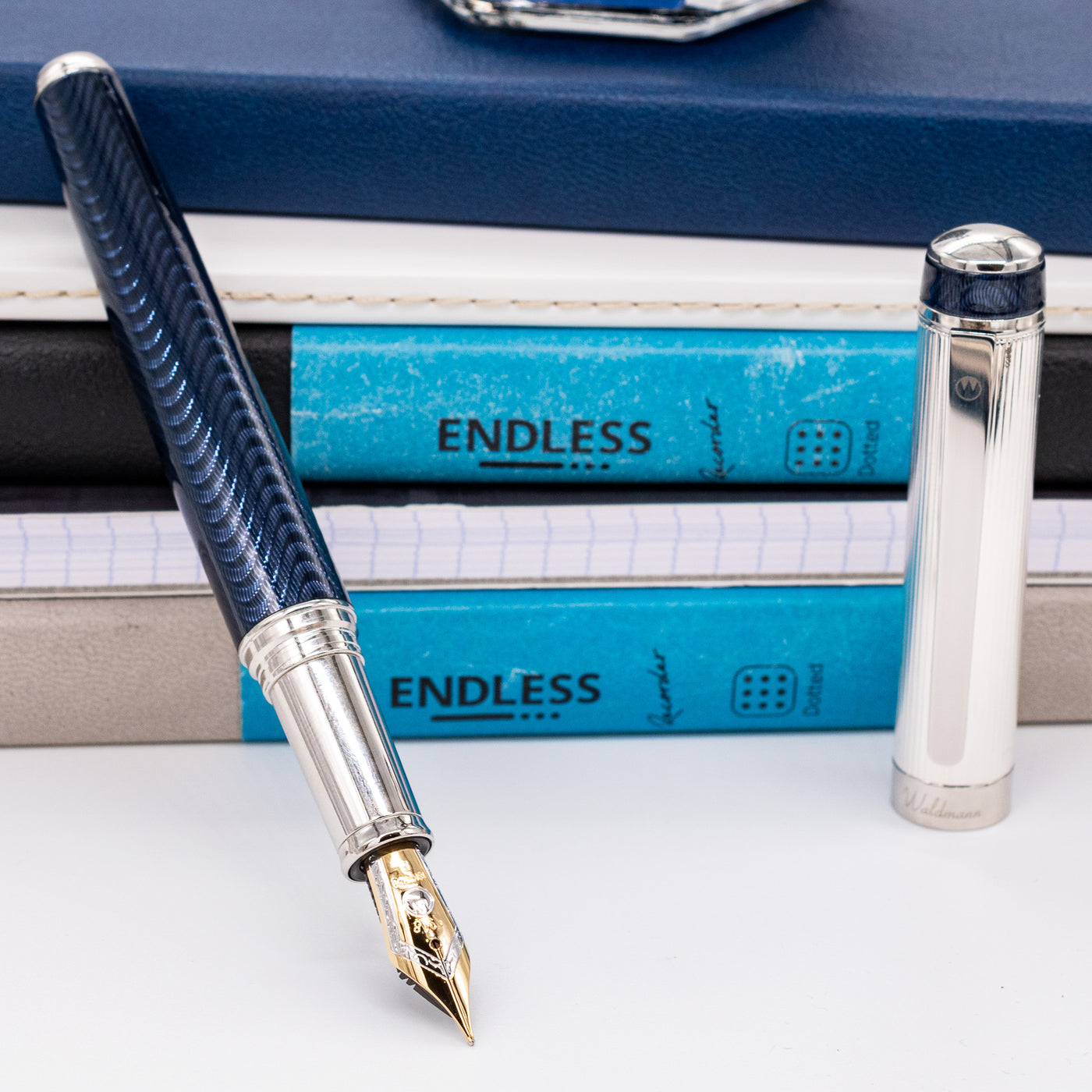 Waldmann Grandeur Fountain Pen - Ocean Blue