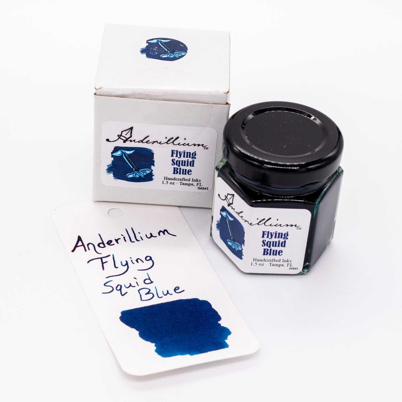 Anderillium Flying Squid Blue Ink Bottle