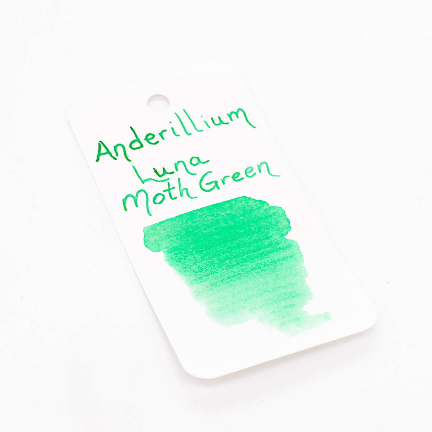 Anderillium Luna Moth Green Ink Bottle swatch