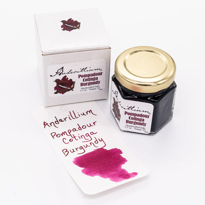 Anderillium Pompadour Cotinga Burgundy Ink Bottle