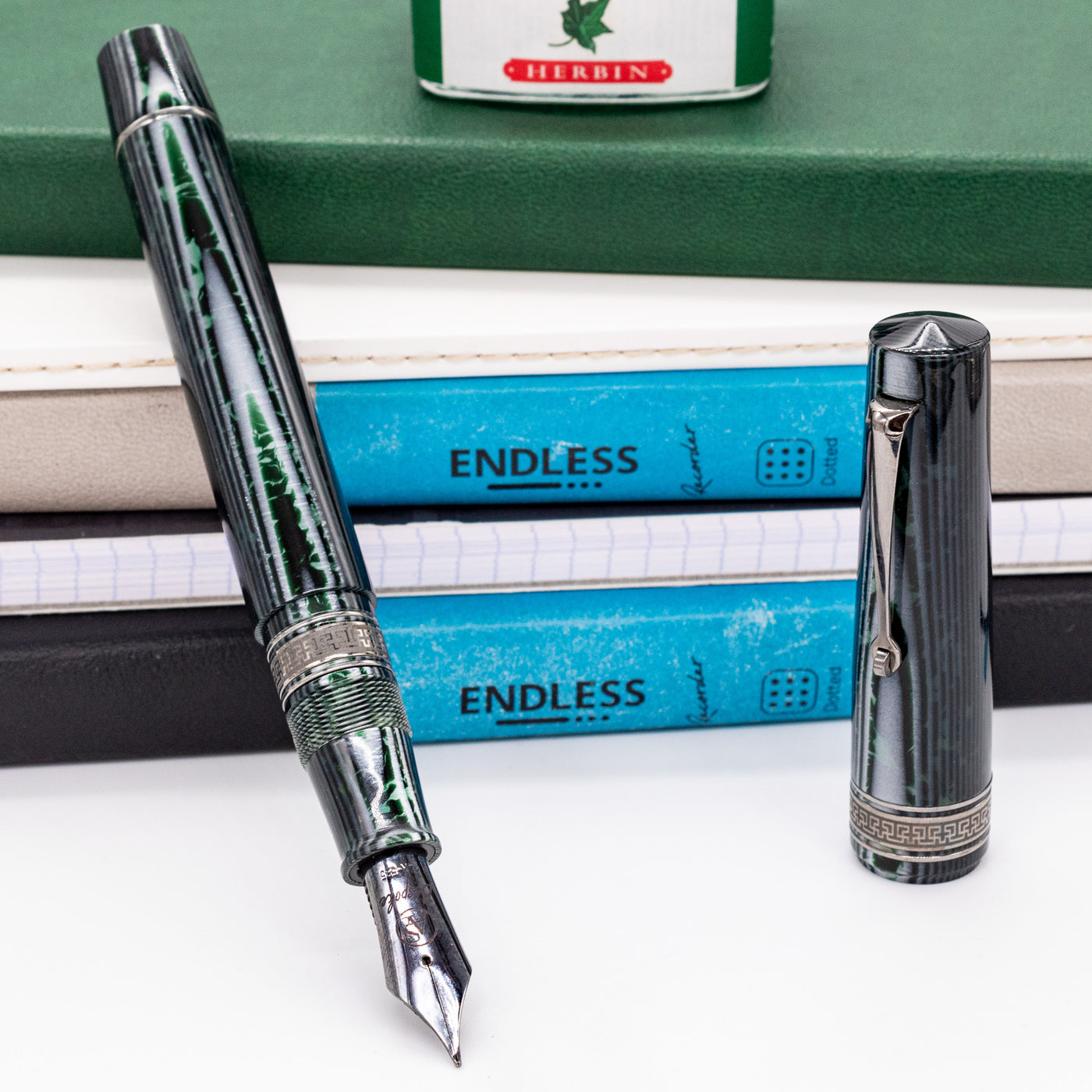 ASC Bologna Extra Arco Verde China Bespoke Fountain Pen