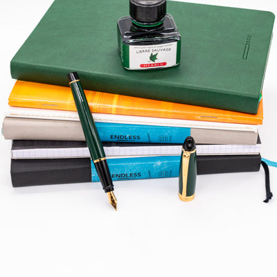 Aurora Ipsilon Resin Fountain Pen - Green