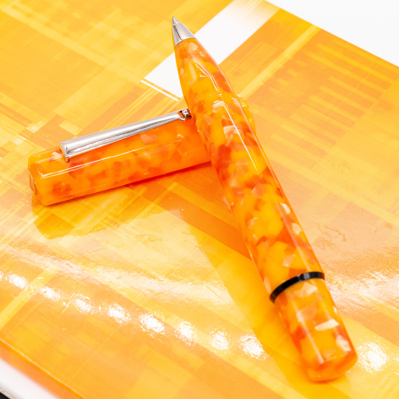 Delta Spaccanapoli Rollerball Pen - Doria orange