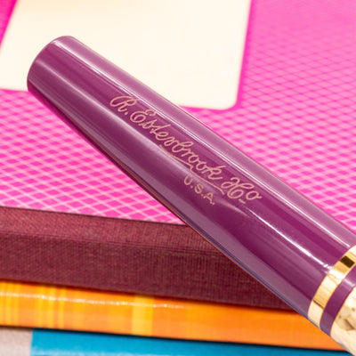 Esterbrook Model J Ebonite Fountain Pen - Blackberry engraved