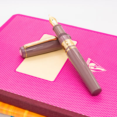 Esterbrook Model J Ebonite Fountain Pen - Violet uncapped