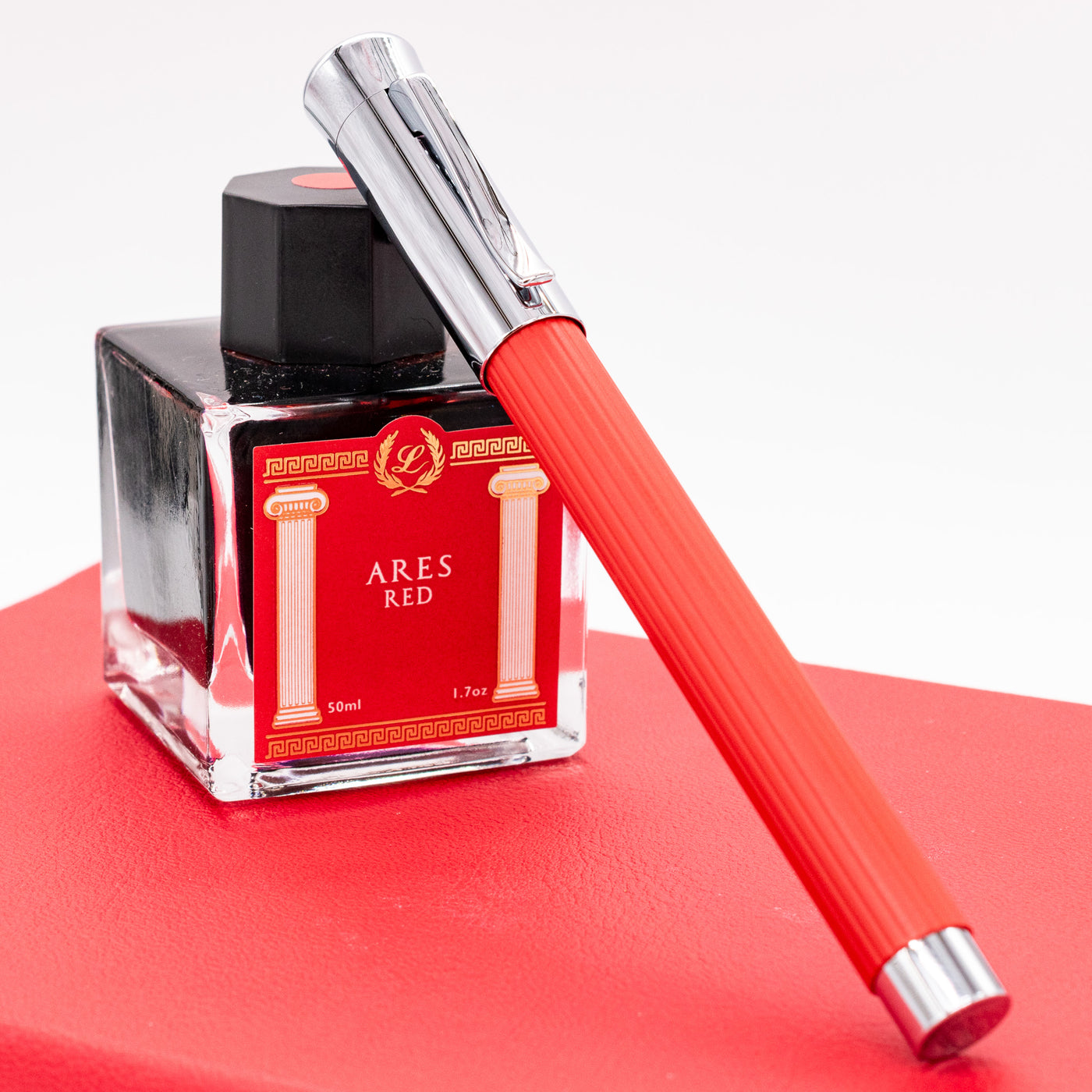 Faber-Castell Tamitio Red Fountain Pen capped