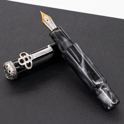 Krone Houdini Limited Edition Fountain Pen black marble