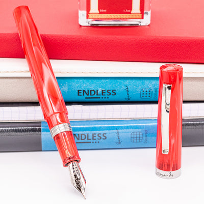 Leonardo Messenger Red Fountain Pen