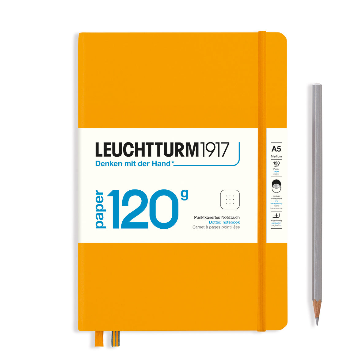 Leuchtturm Edition 120g Hardcover A5 Dotted Notebook - Rising Sun