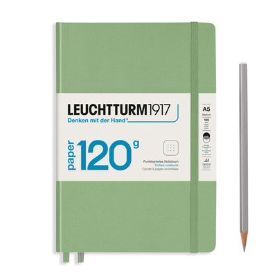 Leuchtturm Edition 120g Hardcover A5 Dotted Notebook - Sage