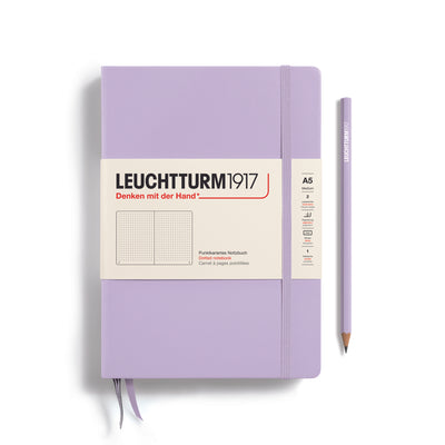 Leuchtturm Hardcover A5 Dotted Notebook - Lilac