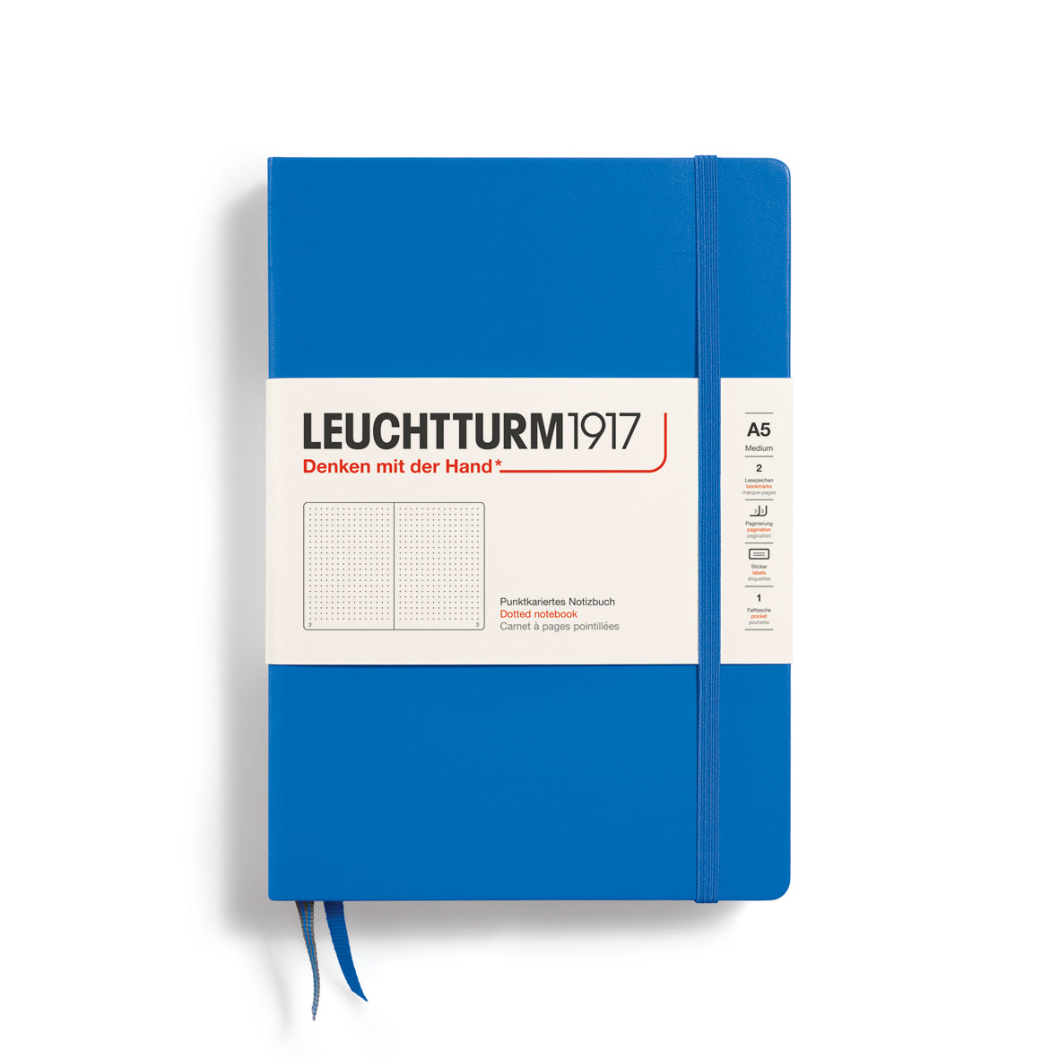 Leuchtturm Hardcover A5 Dotted Notebook - Sky