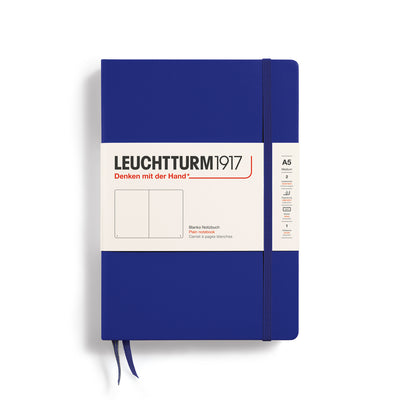 Leuchtturm Hardcover A5 Plain Notebook - Ink