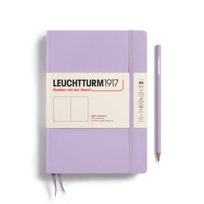 Leuchtturm Hardcover A5 Plain Notebook - Lilac