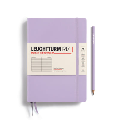 Leuchtturm Hardcover A5 Ruled Notebook - Lilac