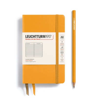 Leuchtturm Hardcover A6 Ruled Notebook - Rising Sun