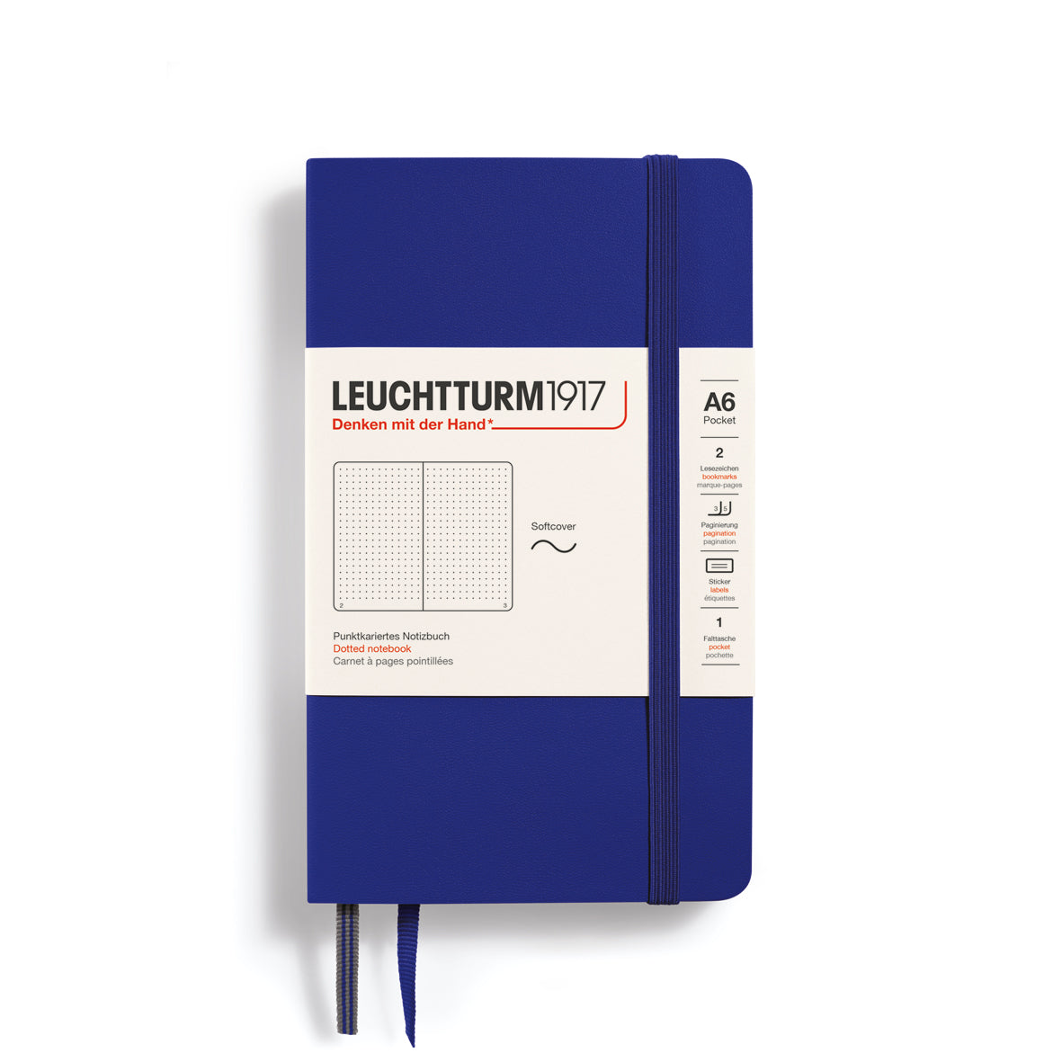 Leuchtturm Softcover A6 Dotted Notebook - Ink