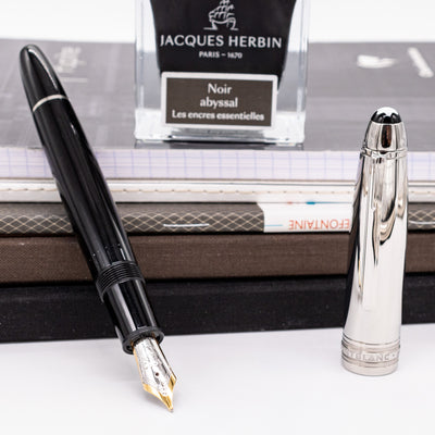 Montblanc Meisterstuck 146 Solitaire Doue Stainless Steel LeGrand Fountain Pen