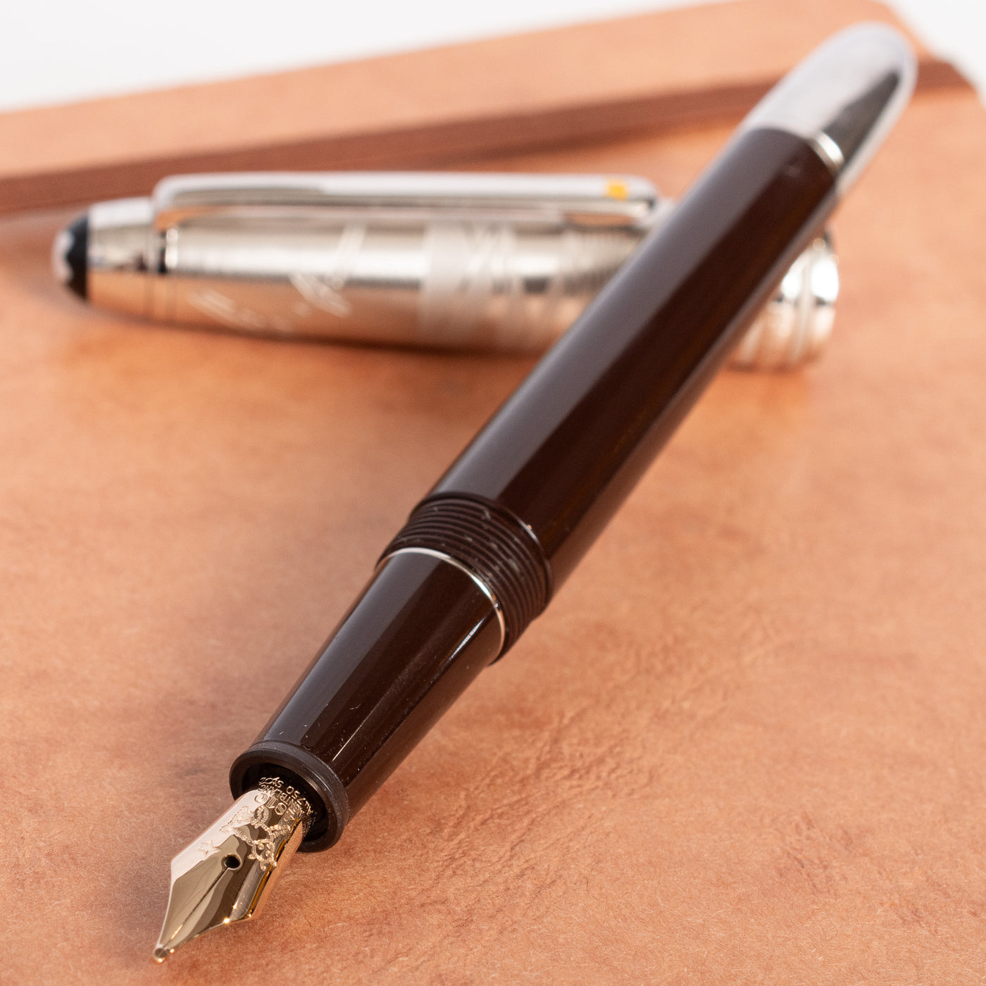 Montblanc Meisterstuck Le Petit Prince Aviator Doue Fountain Pen brown