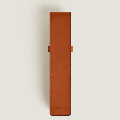 Montblanc Meisterstuck One Pen Sleeve - Rust back