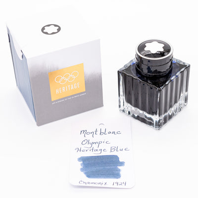 Montblanc Meisterstuck x Olympics Heritage Chamonix Blue Ink Bottle