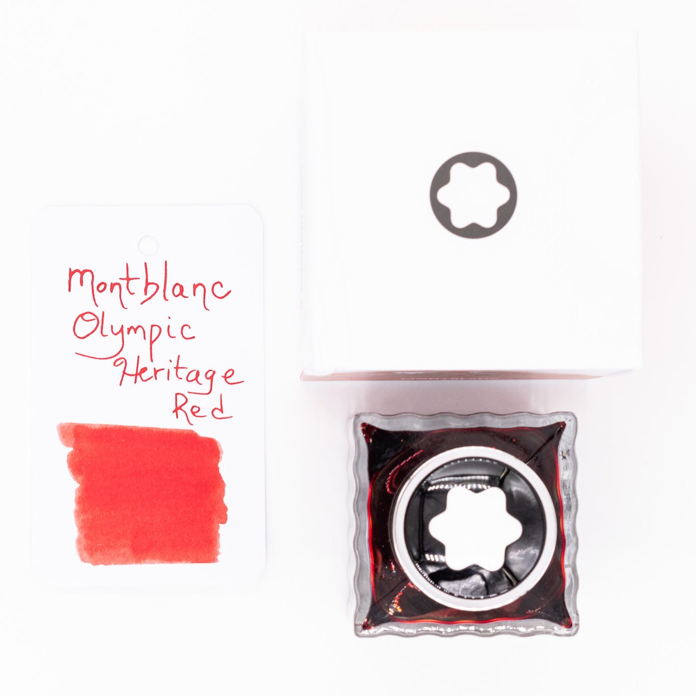 Montblanc Meisterstuck x Olympics Heritage Paris Red Ink Bottle glass bottle