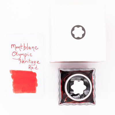 Montblanc Meisterstuck x Olympics Heritage Paris Red Ink Bottle glass bottle