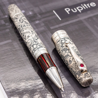 Montegrappa Skull and Roses Limited Edition Rollerball Pen limited edition