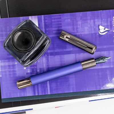 Monteverde Ritma Fountain Pen - Midnight Orchid metal