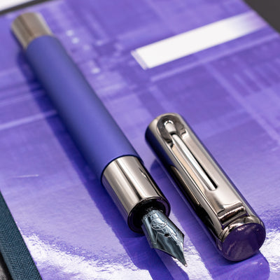 Monteverde Ritma Fountain Pen - Midnight Orchid steel