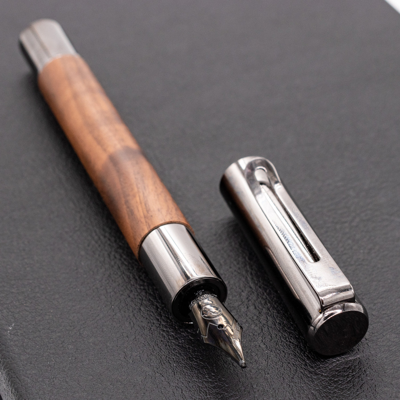 Monteverde Ritma Fountain Pen - Walnut wood