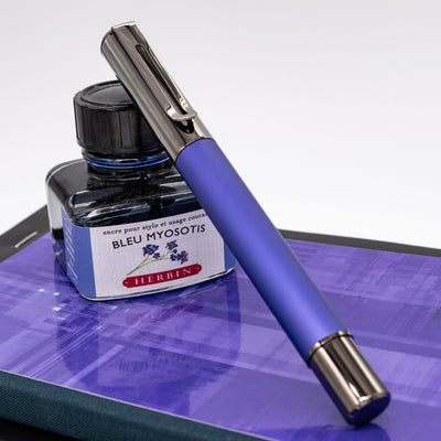 Monteverde Ritma Rollerball Pen - Midnight Orchid capped