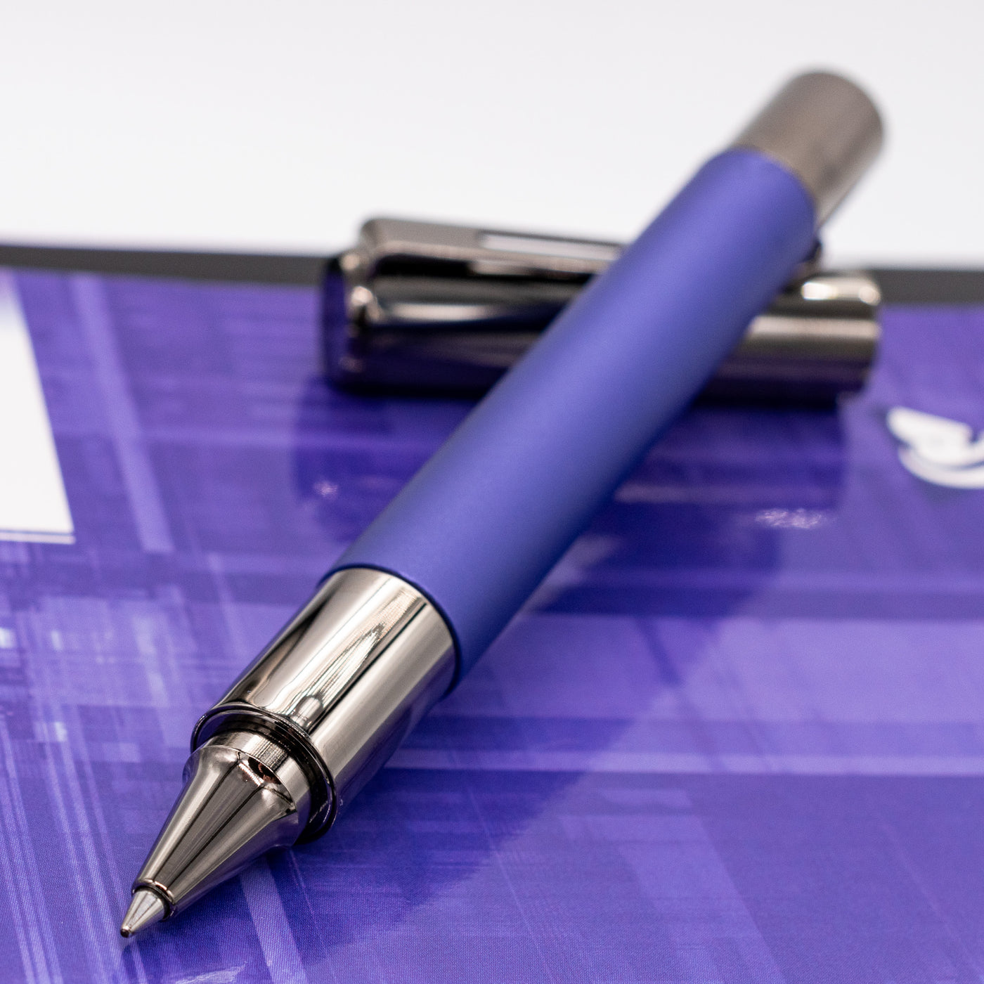 Monteverde Ritma Rollerball Pen - Midnight Orchid purple