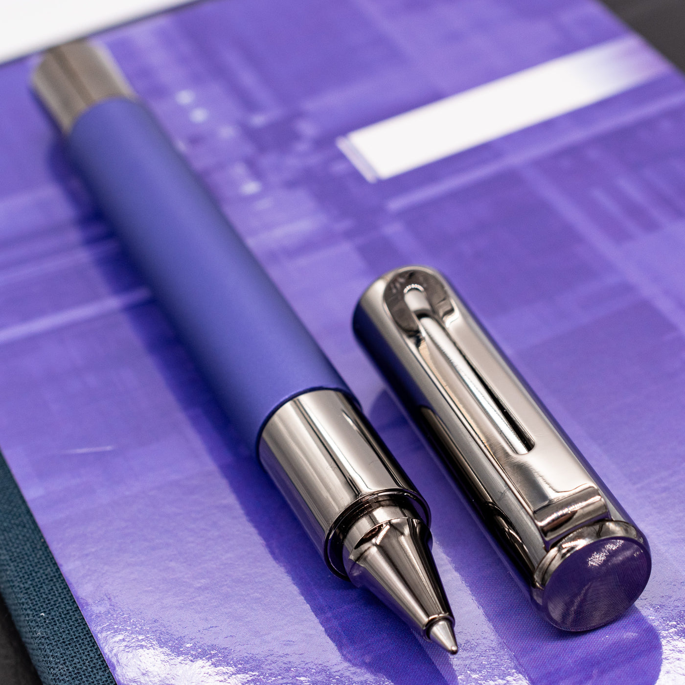 Monteverde Ritma Rollerball Pen - Midnight Orchid smooth writing