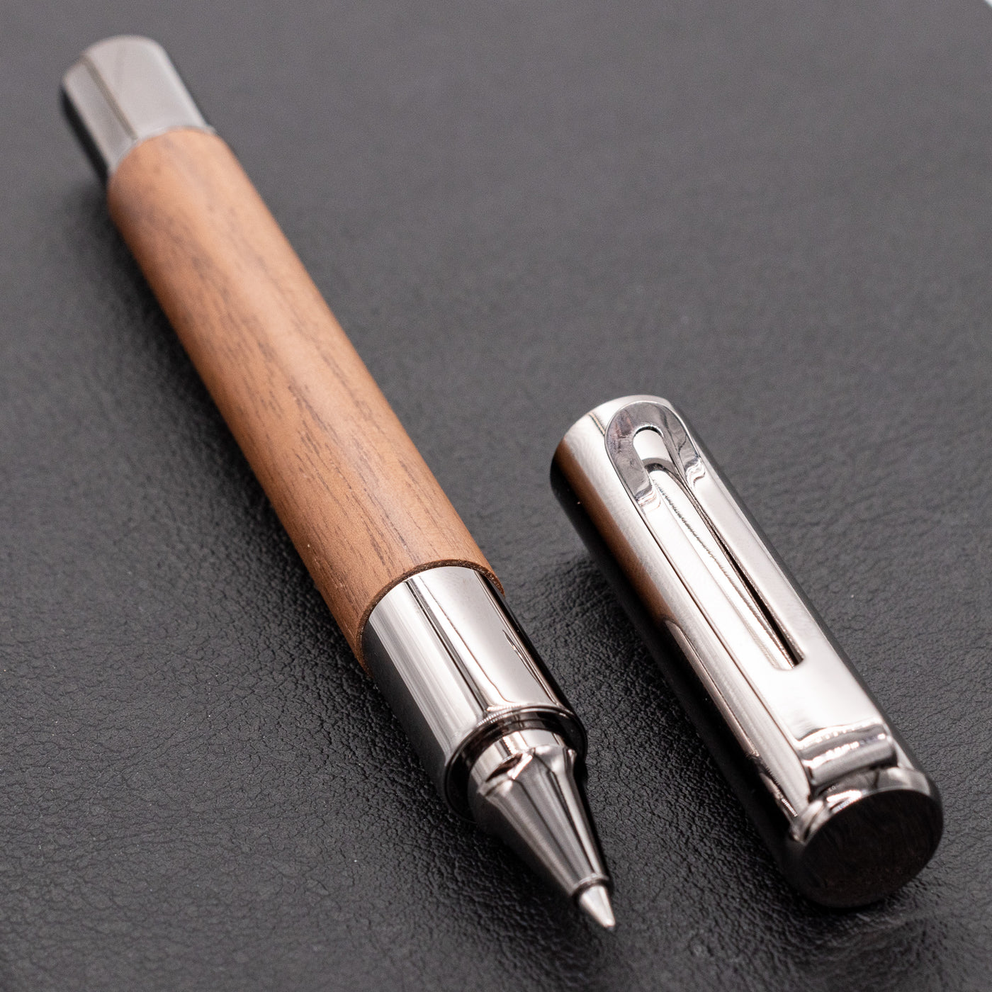 Monteverde Ritma Rollerball Pen - Walnut wood