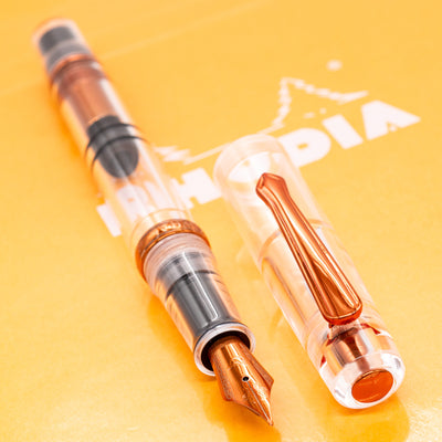 Nahvalur Original Fountain Pen - Summer clear and orange