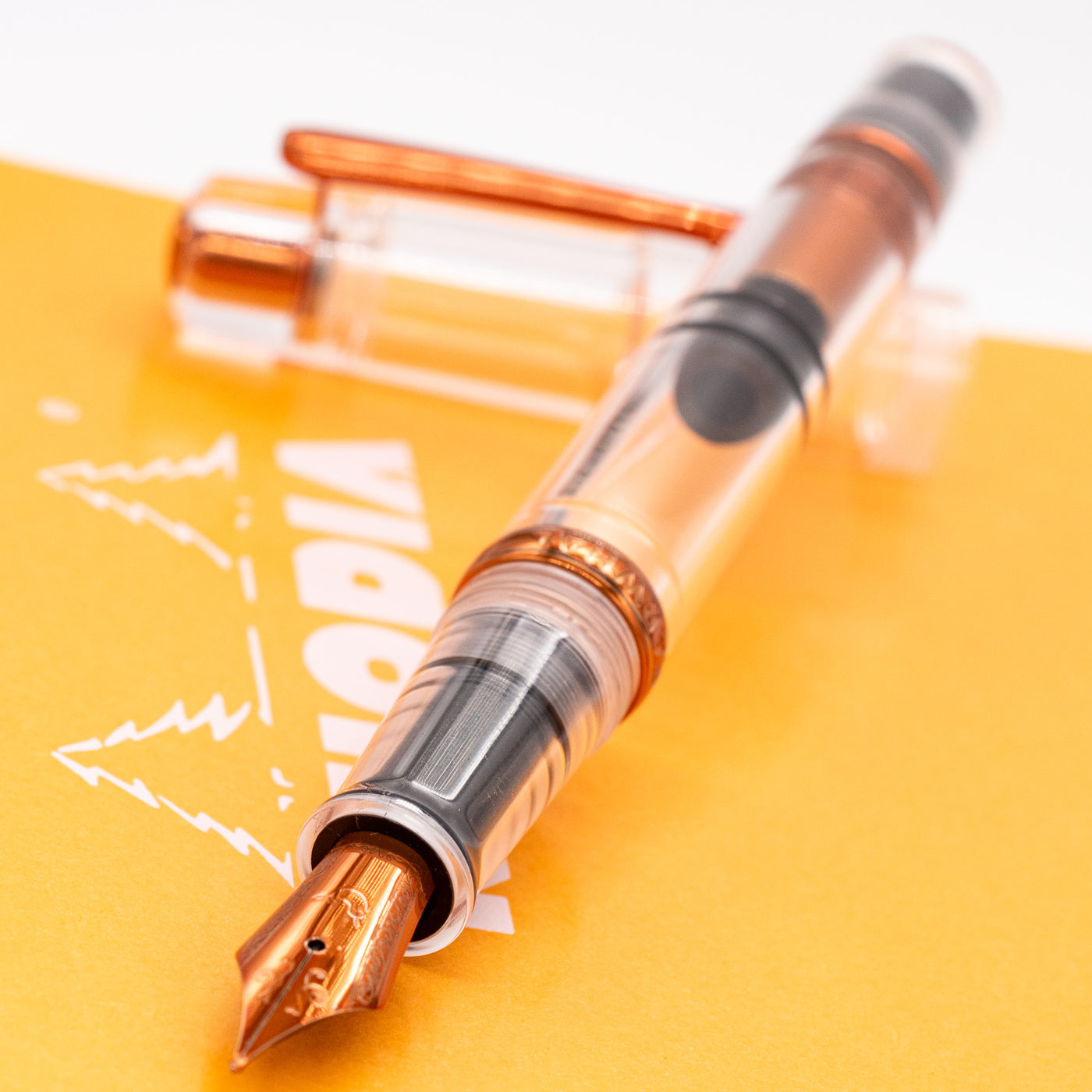 Nahvalur Original Fountain Pen - Summer orange nib